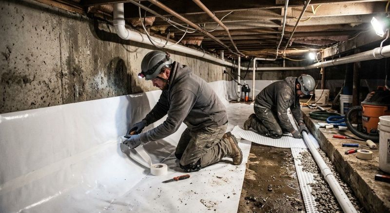 Crawlspace Waterproofing in Grand Rapids, MI